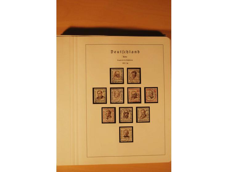 1859/1980 (ca.), postfrischer, ungebrauchter und gestempelter Posten, dabei Sammlung Bund mit Posthorn, Berlin mit Bl.1, Fran