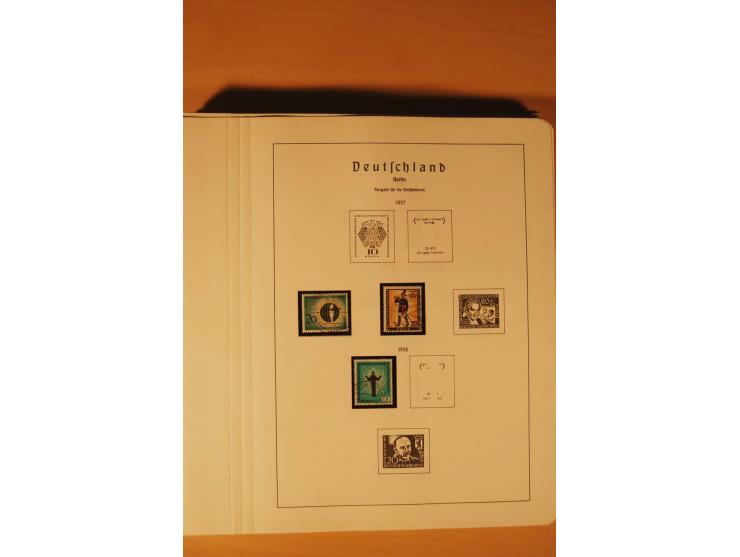 1859/1980 (ca.), postfrischer, ungebrauchter und gestempelter Posten, dabei Sammlung Bund mit Posthorn, Berlin mit Bl.1, Fran