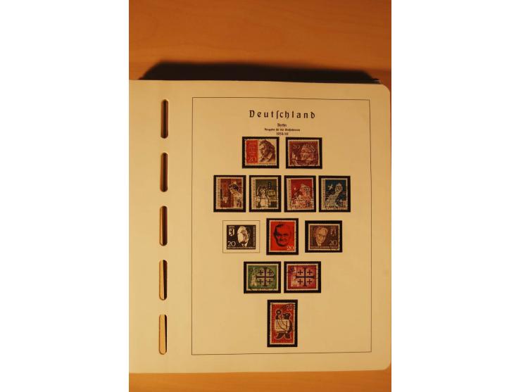 1859/1980 (ca.), postfrischer, ungebrauchter und gestempelter Posten, dabei Sammlung Bund mit Posthorn, Berlin mit Bl.1, Fran