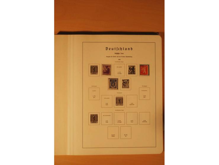 1859/1980 (ca.), postfrischer, ungebrauchter und gestempelter Posten, dabei Sammlung Bund mit Posthorn, Berlin mit Bl.1, Fran