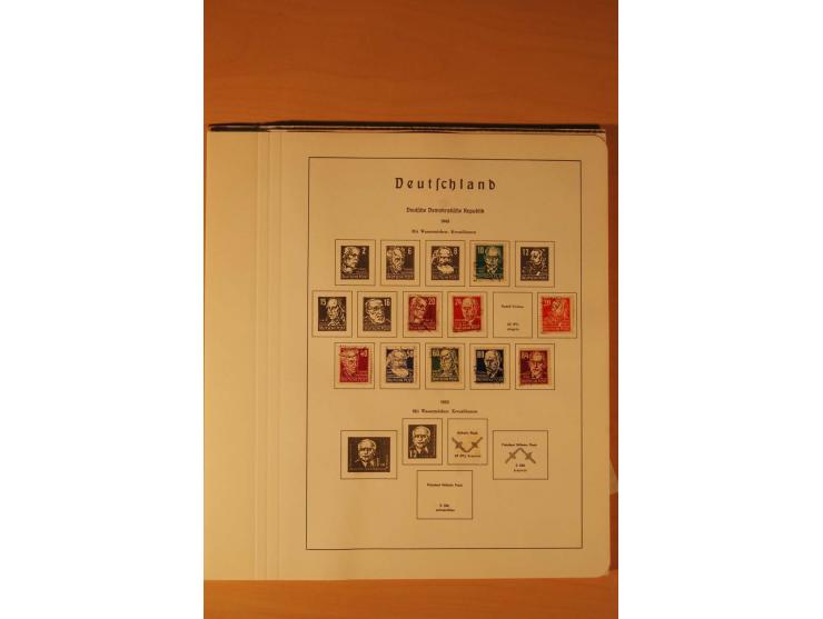 1859/1980 (ca.), postfrischer, ungebrauchter und gestempelter Posten, dabei Sammlung Bund mit Posthorn, Berlin mit Bl.1, Fran