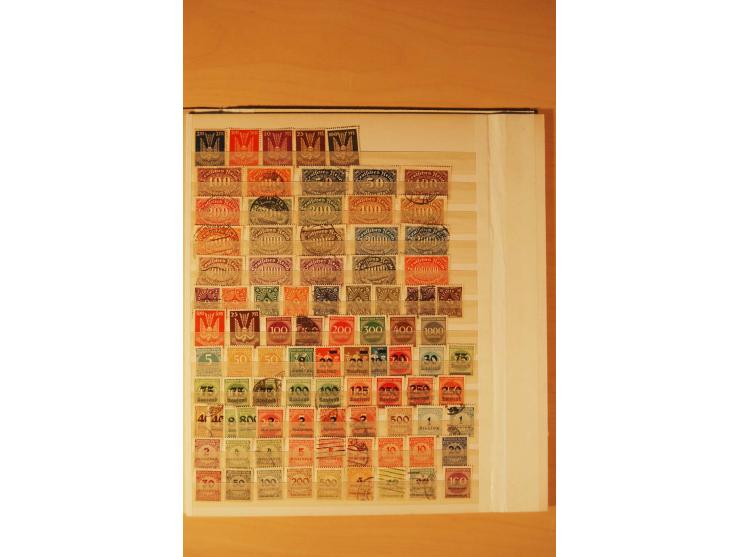 1859/1980 (ca.), postfrischer, ungebrauchter und gestempelter Posten, dabei Sammlung Bund mit Posthorn, Berlin mit Bl.1, Fran