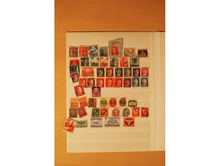 1859/1980 (ca.), postfrischer, ungebrauchter und gestempelter Posten, dabei Sammlung Bund mit Posthorn, Berlin mit Bl.1, Fran