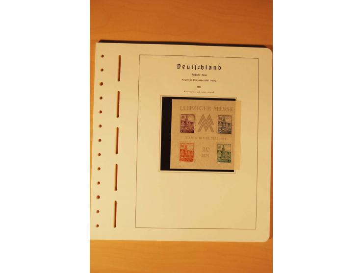 1859/1980 (ca.), postfrischer, ungebrauchter und gestempelter Posten, dabei Sammlung Bund mit Posthorn, Berlin mit Bl.1, Fran