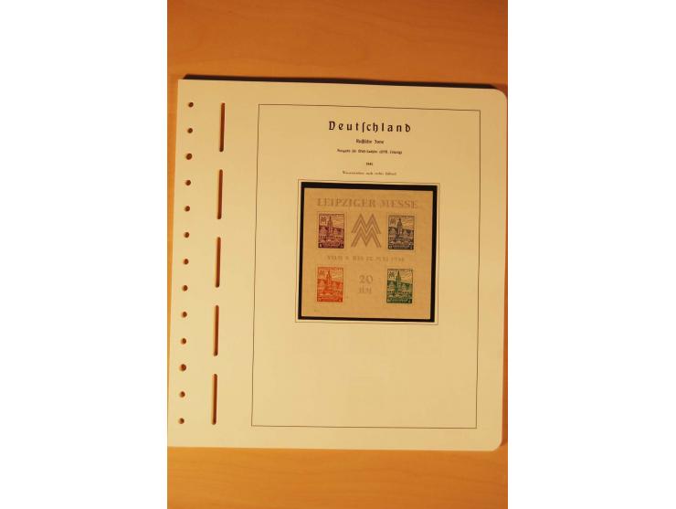 1859/1980 (ca.), postfrischer, ungebrauchter und gestempelter Posten, dabei Sammlung Bund mit Posthorn, Berlin mit Bl.1, Fran