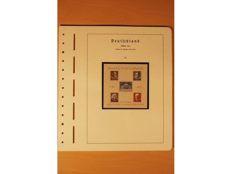 1859/1980 (ca.), postfrischer, ungebrauchter und gestempelter Posten, dabei Sammlung Bund mit Posthorn, Berlin mit Bl.1, Fran