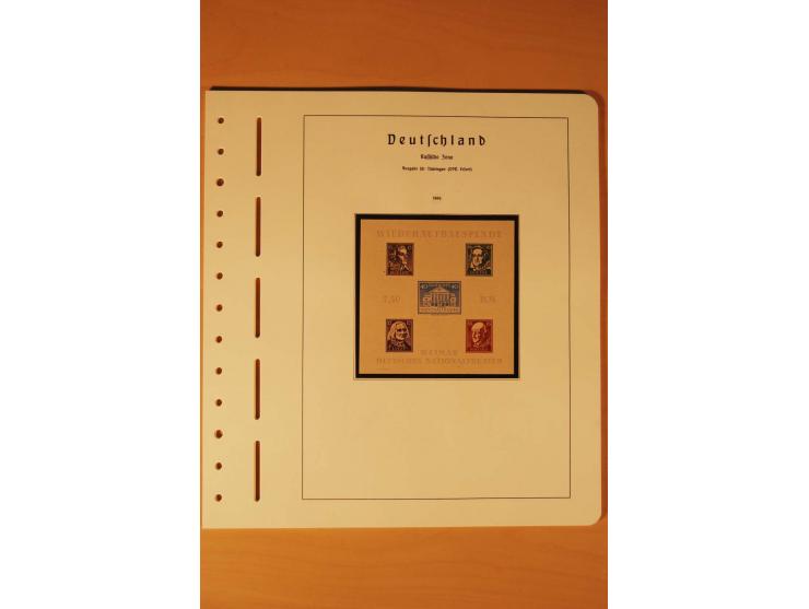 1859/1980 (ca.), postfrischer, ungebrauchter und gestempelter Posten, dabei Sammlung Bund mit Posthorn, Berlin mit Bl.1, Fran