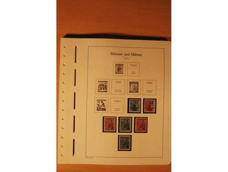 1859/1980 (ca.), postfrischer, ungebrauchter und gestempelter Posten, dabei Sammlung Bund mit Posthorn, Berlin mit Bl.1, Fran
