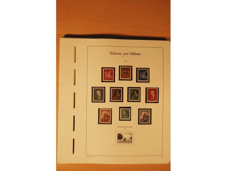 1859/1980 (ca.), postfrischer, ungebrauchter und gestempelter Posten, dabei Sammlung Bund mit Posthorn, Berlin mit Bl.1, Fran