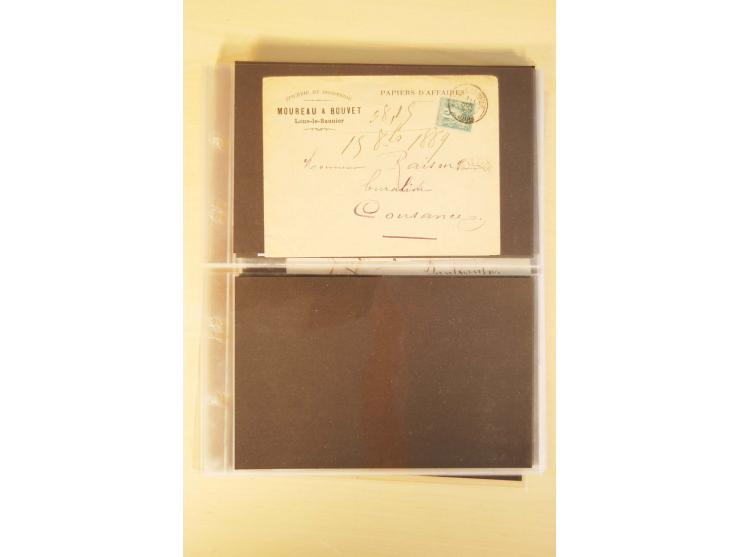  1855/1880, interessante Partie mit über 100 Briefen und Karten, dabei ein guter Teil Altitalien (Kirchenstaat, Parma und Tos
