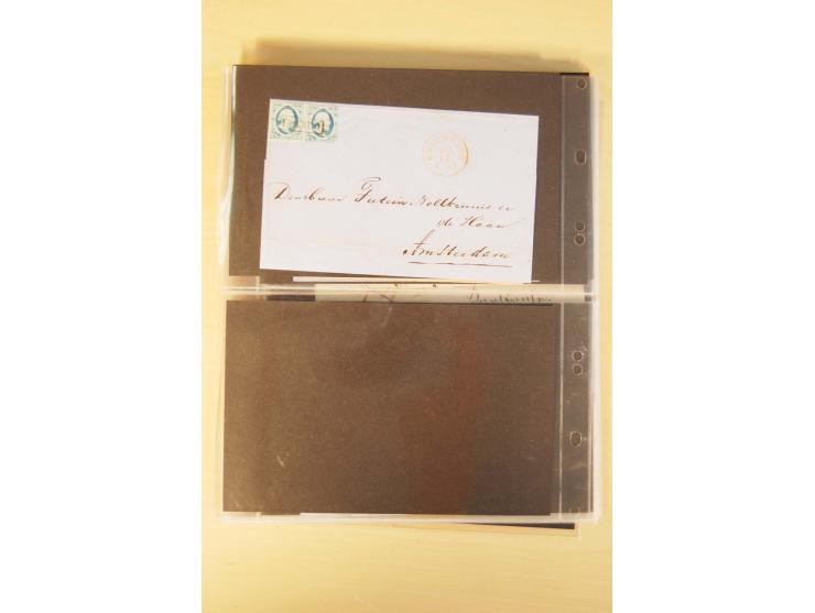  1855/1880, interessante Partie mit über 100 Briefen und Karten, dabei ein guter Teil Altitalien (Kirchenstaat, Parma und Tos