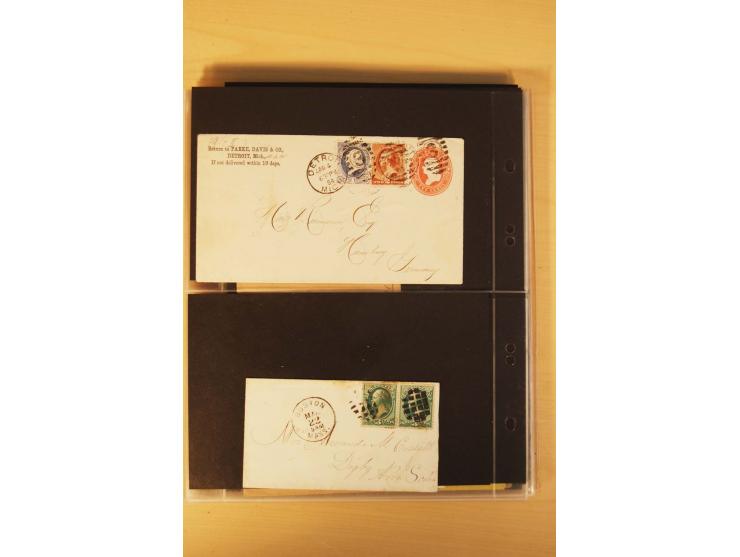  1855/1880, interessante Partie mit über 100 Briefen und Karten, dabei ein guter Teil Altitalien (Kirchenstaat, Parma und Tos