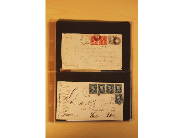 1855/1880, interessante Partie mit über 100 Briefen und Karten, dabei ein guter Teil Altitalien (Kirchenstaat, Parma und Tos