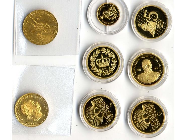 1890/2007, umfangreicher Sammlungsposten ab alten Reichsmünzen bis Euromünzen (u.a. Monaco Kursmünzensatz 2001), dabei auch S