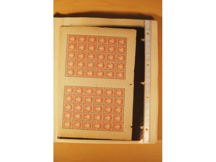 1849/1920, vorwiegend gestempelte umfangreiche Sammlung von Baden bis Württemberg, bis auf wenige Werte kpl., dabei zahlreich