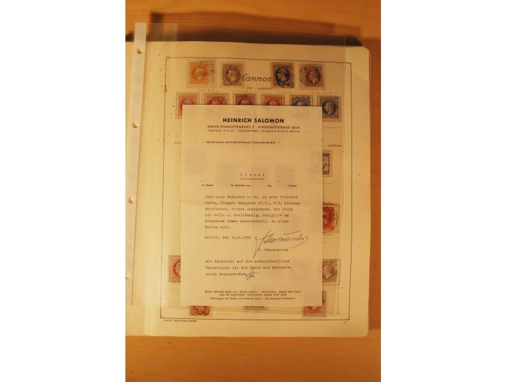 1849/1920, vorwiegend gestempelte umfangreiche Sammlung von Baden bis Württemberg, bis auf wenige Werte kpl., dabei zahlreich