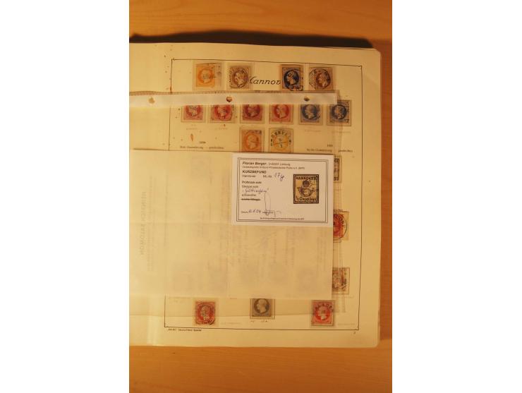 1849/1920, vorwiegend gestempelte umfangreiche Sammlung von Baden bis Württemberg, bis auf wenige Werte kpl., dabei zahlreich