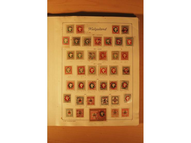 1849/1920, vorwiegend gestempelte umfangreiche Sammlung von Baden bis Württemberg, bis auf wenige Werte kpl., dabei zahlreich