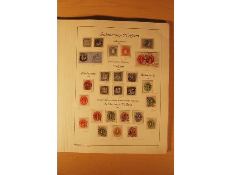 1849/1920, vorwiegend gestempelte umfangreiche Sammlung von Baden bis Württemberg, bis auf wenige Werte kpl., dabei zahlreich