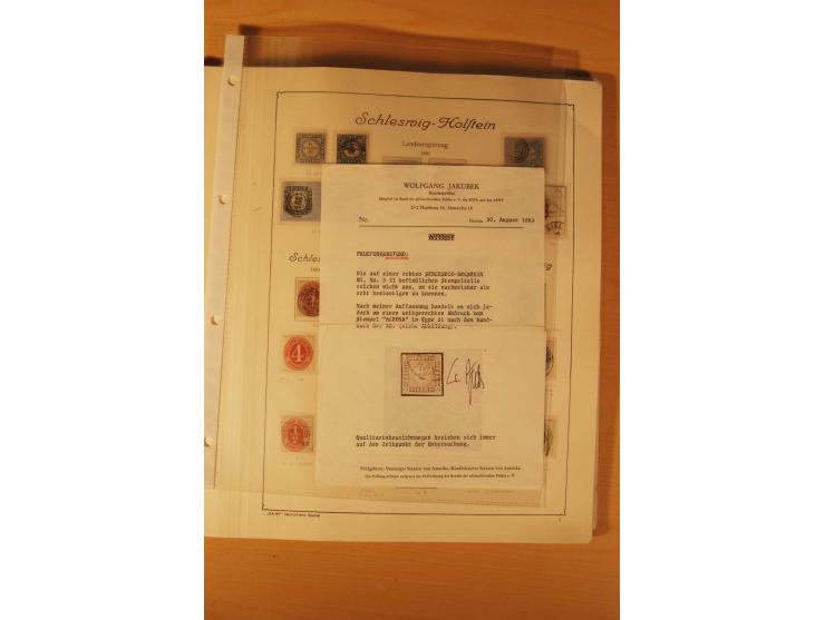 1849/1920, vorwiegend gestempelte umfangreiche Sammlung von Baden bis Württemberg, bis auf wenige Werte kpl., dabei zahlreich