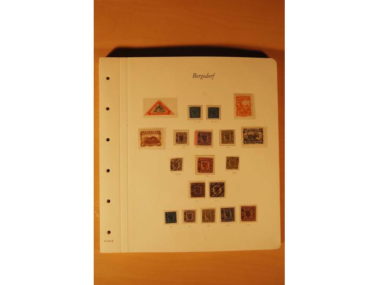 1849/1920, ungebrauchte und gestempelte Sammlung  von Baden bis Württemberg. mit guten Werten wie Baden Mi.-Nr. 1a mit blauem