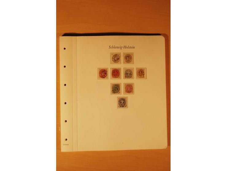 1849/1920, ungebrauchte und gestempelte Sammlung  von Baden bis Württemberg. mit guten Werten wie Baden Mi.-Nr. 1a mit blauem