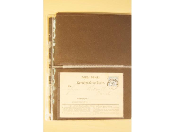 1850/68, hochwertiger kleiner Sammlungsbestand,dabei Mi.-Nr. 1a im 3er-Streifen vom Bogenrand, Nr. 17a und 23 als wertstufeng