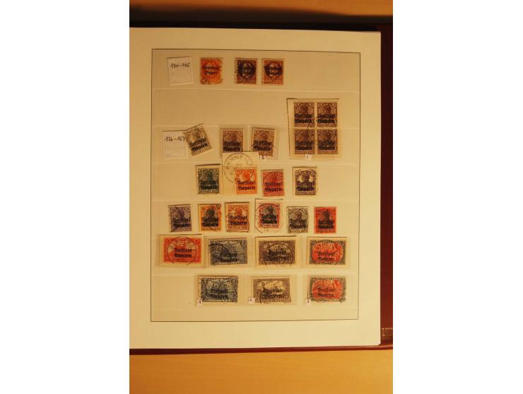 1849/1920, gestempelte Sammlung mit u.a. Mi.-Nr. 1, 3II, 4I, 5b, 7, 13a+b, 19, 21c, 29X, 36, D29, D43 etc., vieles sign., auc