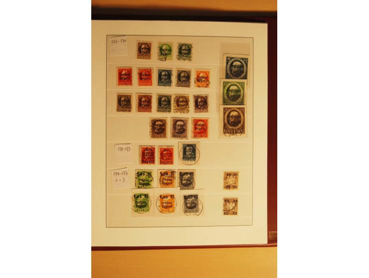 1849/1920, gestempelte Sammlung mit u.a. Mi.-Nr. 1, 3II, 4I, 5b, 7, 13a+b, 19, 21c, 29X, 36, D29, D43 etc., vieles sign., auc