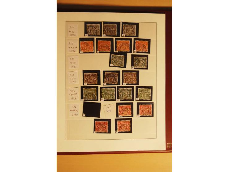 1849/1920, gestempelte Sammlung mit u.a. Mi.-Nr. 1, 3II, 4I, 5b, 7, 13a+b, 19, 21c, 29X, 36, D29, D43 etc., vieles sign., auc