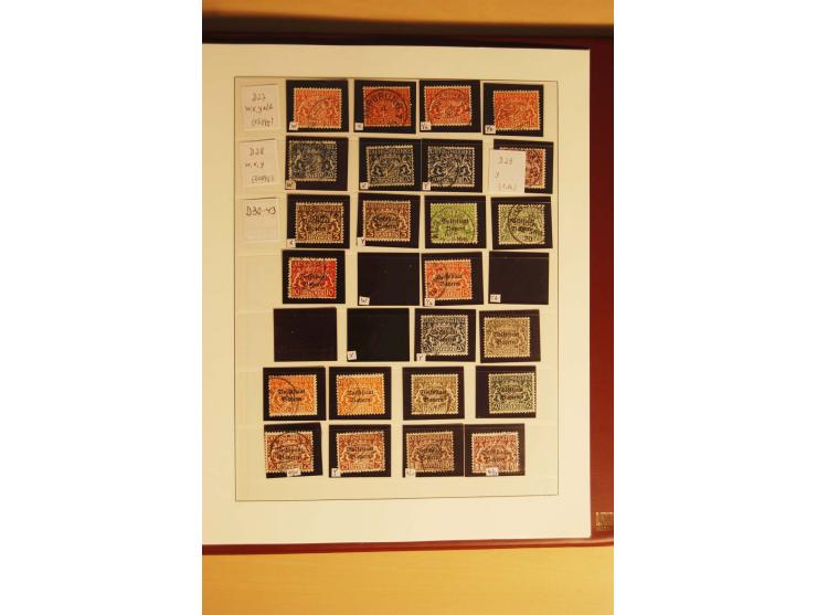 1849/1920, gestempelte Sammlung mit u.a. Mi.-Nr. 1, 3II, 4I, 5b, 7, 13a+b, 19, 21c, 29X, 36, D29, D43 etc., vieles sign., auc