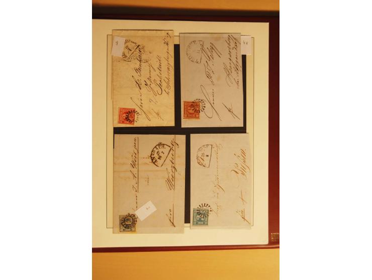 1849/1920, gestempelte Sammlung mit u.a. Mi.-Nr. 1, 3II, 4I, 5b, 7, 13a+b, 19, 21c, 29X, 36, D29, D43 etc., vieles sign., auc