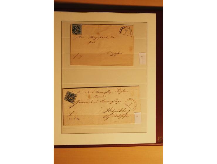 1849/1920, gestempelte Sammlung mit u.a. Mi.-Nr. 1, 3II, 4I, 5b, 7, 13a+b, 19, 21c, 29X, 36, D29, D43 etc., vieles sign., auc