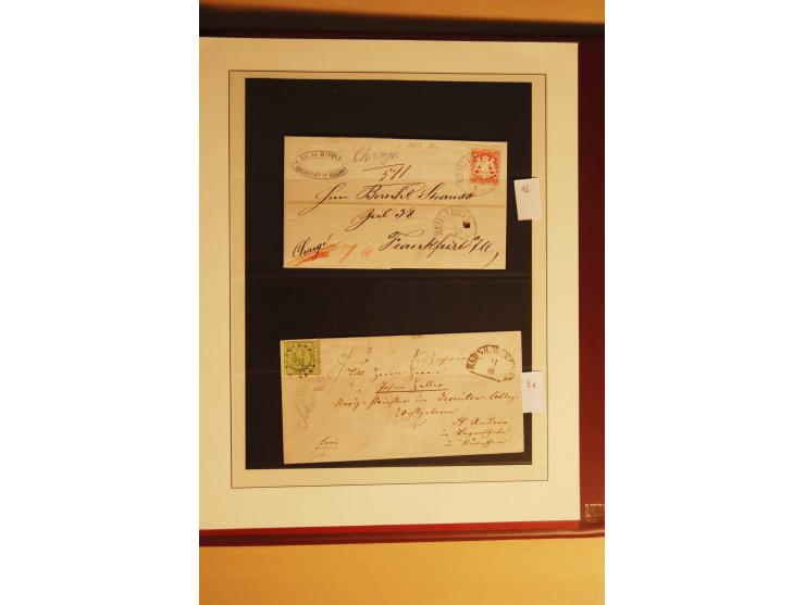1849/1920, gestempelte Sammlung mit u.a. Mi.-Nr. 1, 3II, 4I, 5b, 7, 13a+b, 19, 21c, 29X, 36, D29, D43 etc., vieles sign., auc