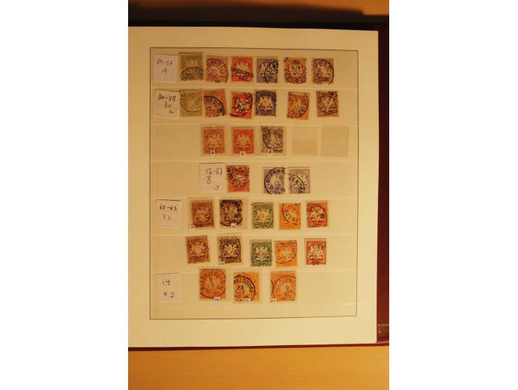 1849/1920, gestempelte Sammlung mit u.a. Mi.-Nr. 1, 3II, 4I, 5b, 7, 13a+b, 19, 21c, 29X, 36, D29, D43 etc., vieles sign., auc