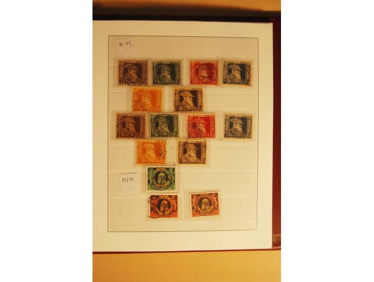 1849/1920, gestempelte Sammlung mit u.a. Mi.-Nr. 1, 3II, 4I, 5b, 7, 13a+b, 19, 21c, 29X, 36, D29, D43 etc., vieles sign., auc