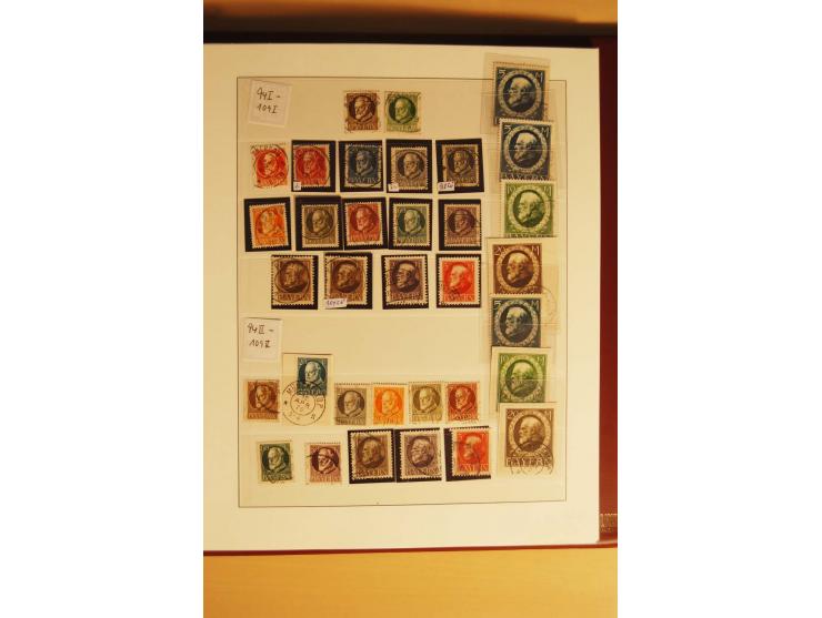 1849/1920, gestempelte Sammlung mit u.a. Mi.-Nr. 1, 3II, 4I, 5b, 7, 13a+b, 19, 21c, 29X, 36, D29, D43 etc., vieles sign., auc