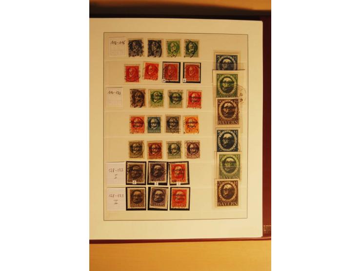 1849/1920, gestempelte Sammlung mit u.a. Mi.-Nr. 1, 3II, 4I, 5b, 7, 13a+b, 19, 21c, 29X, 36, D29, D43 etc., vieles sign., auc