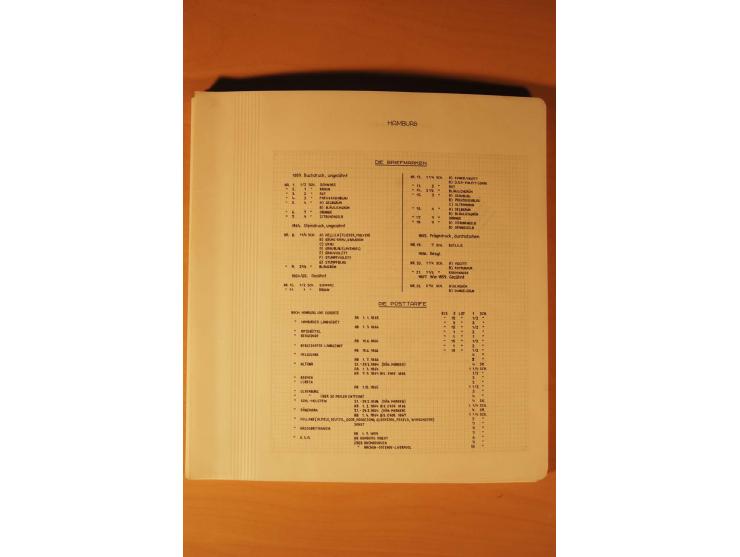 1859/67, ungebrauchte, ungestempelte spezialisierte alte Sammlung mit vielen besseren und interessanten Stücken, dabei u.a. M