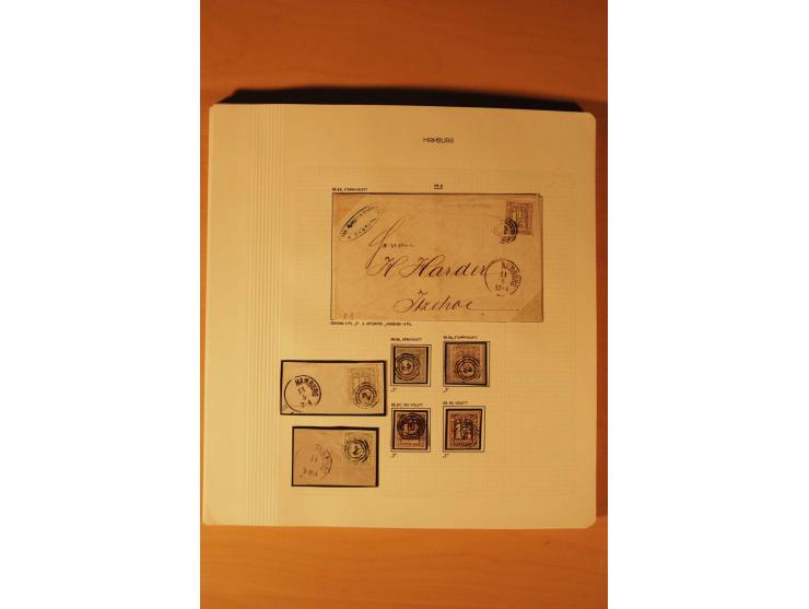 1859/67, ungebrauchte, ungestempelte spezialisierte alte Sammlung mit vielen besseren und interessanten Stücken, dabei u.a. M