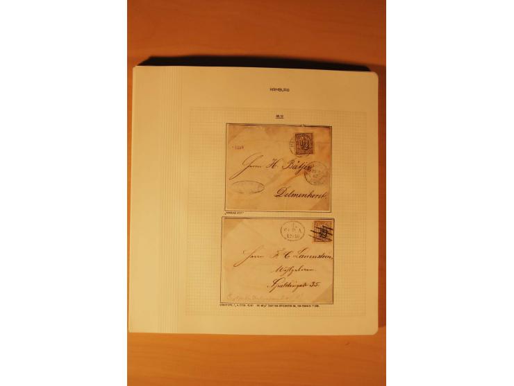 1859/67, ungebrauchte, ungestempelte spezialisierte alte Sammlung mit vielen besseren und interessanten Stücken, dabei u.a. M