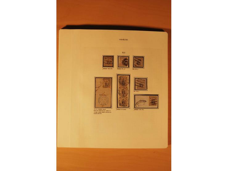 1859/67, ungebrauchte, ungestempelte spezialisierte alte Sammlung mit vielen besseren und interessanten Stücken, dabei u.a. M