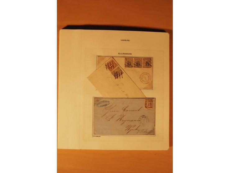 1859/67, ungebrauchte, ungestempelte spezialisierte alte Sammlung mit vielen besseren und interessanten Stücken, dabei u.a. M