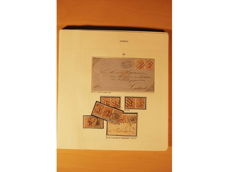 1859/67, ungebrauchte, ungestempelte spezialisierte alte Sammlung mit vielen besseren und interessanten Stücken, dabei u.a. M