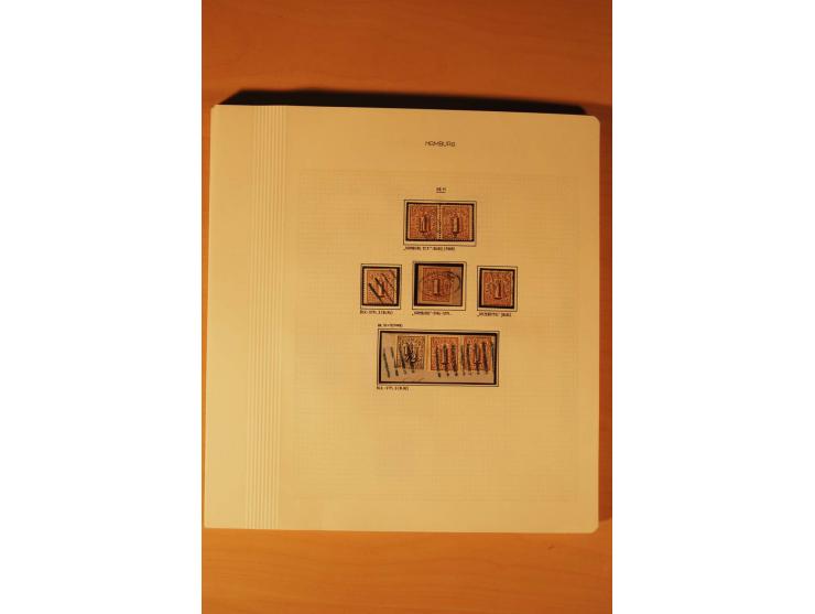 1859/67, ungebrauchte, ungestempelte spezialisierte alte Sammlung mit vielen besseren und interessanten Stücken, dabei u.a. M