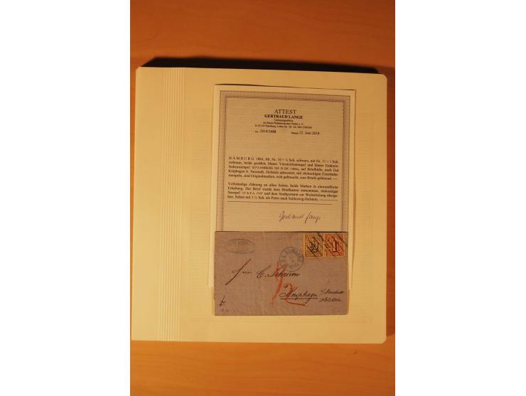 1859/67, ungebrauchte, ungestempelte spezialisierte alte Sammlung mit vielen besseren und interessanten Stücken, dabei u.a. M