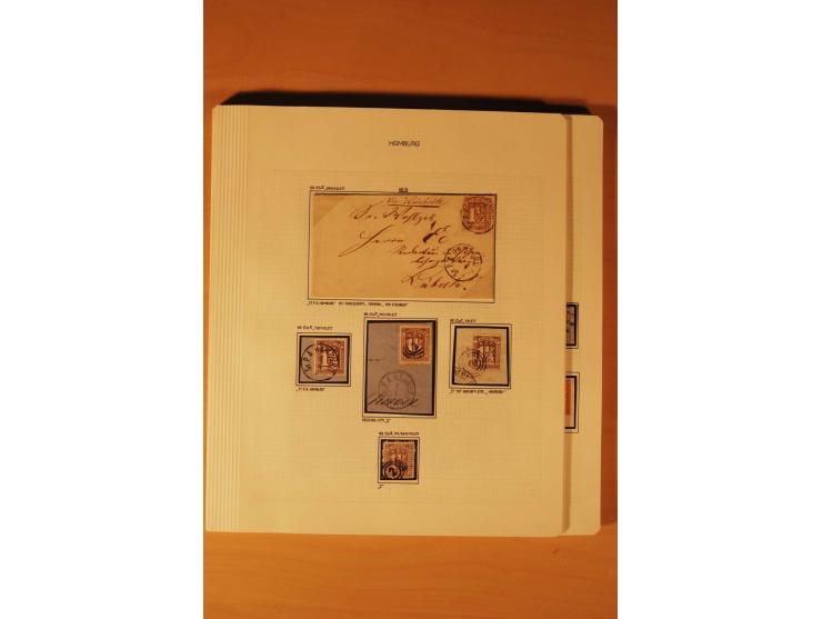 1859/67, ungebrauchte, ungestempelte spezialisierte alte Sammlung mit vielen besseren und interessanten Stücken, dabei u.a. M