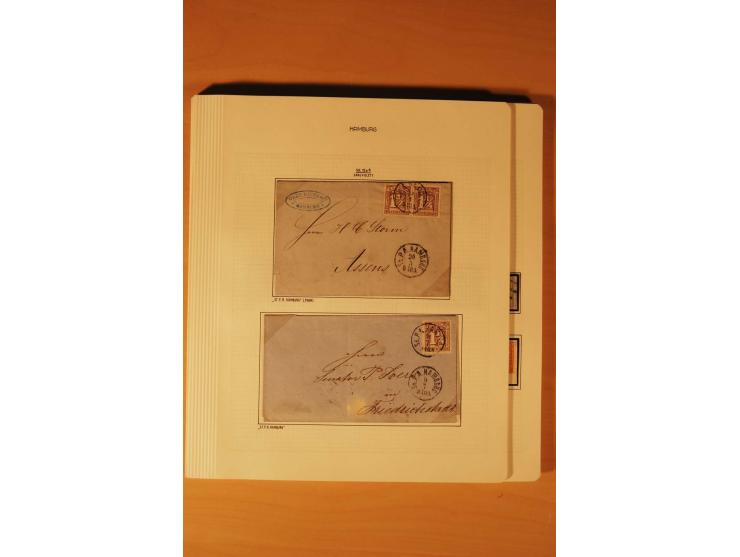 1859/67, ungebrauchte, ungestempelte spezialisierte alte Sammlung mit vielen besseren und interessanten Stücken, dabei u.a. M