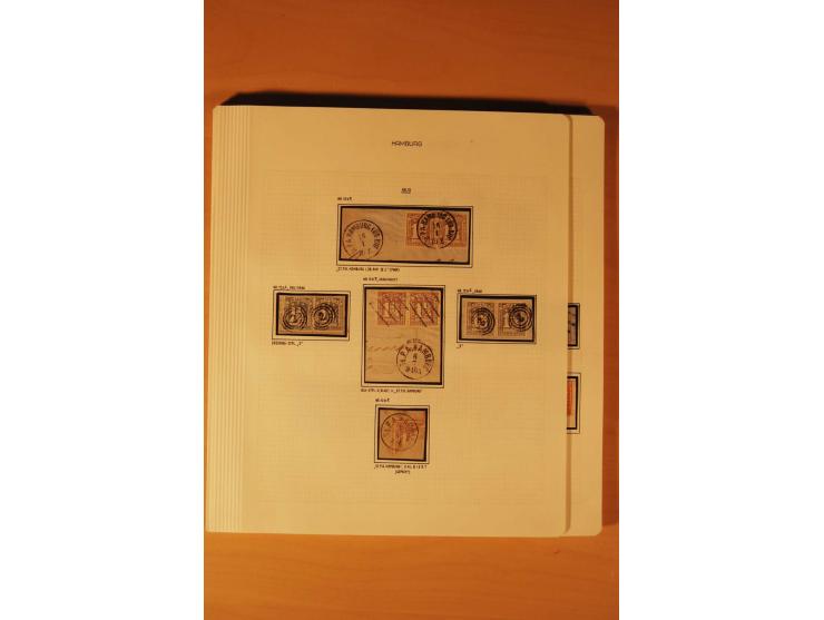 1859/67, ungebrauchte, ungestempelte spezialisierte alte Sammlung mit vielen besseren und interessanten Stücken, dabei u.a. M