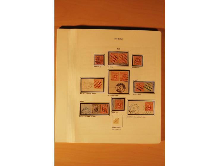 1859/67, ungebrauchte, ungestempelte spezialisierte alte Sammlung mit vielen besseren und interessanten Stücken, dabei u.a. M